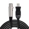ULBRE USB Microphone Cable 10Ft XLR to USB Cable Mic Link Converter Cable Studio Audio Cable Connector Cords Adapter for Microphones or Recording Instrument Karaoke