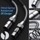 Kxable XLR Microphone Cables 3FT 2Pack XLR Male to Female Balanced Mic Cable 3Pin Shielded Speaker Cord Zinc Alloy Connectors Premium 22AWG Pure Copper Metal Spring SR Recording Studio Podcast