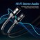 Kxable XLR Microphone Cables 3FT 2Pack XLR Male to Female Balanced Mic Cable 3Pin Shielded Speaker Cord Zinc Alloy Connectors Premium 22AWG Pure Copper Metal Spring SR Recording Studio Podcast