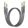 Elebase 14 Inch TRS Instrument Cable 33ft 2PackStraight 635mm Male Jack Stereo Audio Interconnect Cord635 mm Balanced Line for Electric GuitarBassKeyboardAmplifierAmpSpeakerEqualizer