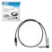 HQRP TA4F Mini Connector to 14 Right Angle Instrument Cable Compatible with Line6 Relay G50 G55 G90 Digital Wireless Guitar System TBP12 Transmitter 980330003