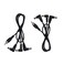 Kurrent Electric 2 Pack of 3 Way Split Effects Pedal DC Power Cables for CIOKS Power Supplies