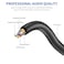 DREMAKE XLR Male to XLR Female Speaker Cable 3 Pin Pro Audio Mic Patch CordShielded and Balanced Microphone Cable for Most Demanding StudioBroadcast Use 10 FootBlack