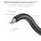 DREMAKE XLR Male to XLR Female Speaker Cable 3 Pin Pro Audio Mic Patch CordShielded and Balanced Microphone Cable for Most Demanding StudioBroadcast Use 10 FootBlack