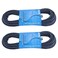 MCSPROAUDIO 2 Pack Shielded 100 Foot Male to Female 3 Pin XLR Mic Audio Cable