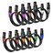 MIKIZ XLR Cables 3 Feet 10 Pack Pro Balanced Short XLR Audio Cables 3Pin XLR Male to Female