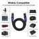 MIKIZ XLR Cables 3 Feet 10 Pack Pro Balanced Short XLR Audio Cables 3Pin XLR Male to Female