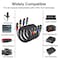MIKIZ XLR Microphone Cables 6 Feet 4 Pack Pro Balanced 3Pin XLR Male to Female Audio Cables