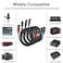 MIKIZ XLR Microphone Cables 6 Feet 4 Pack Pro Balanced 3Pin XLR Male to Female Audio Cables
