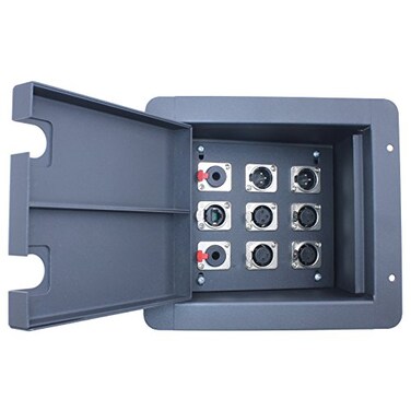 Yovus Stage in Floor Box 4XLR Female 2XLR Male 2 14 TRS 1 Cat5