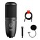 AKG P120 Cardioid Condenser Microphone Black with XLRXLR Cable Pop Filter 10Pack Straps Bundle