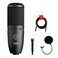 AKG P120 Cardioid Condenser Microphone Black with XLRXLR Cable Pop Filter 10Pack Straps Bundle
