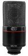 MXL 990 Condenser Microphone for Podcasting Singing Home Studio Recording Gaming Streaming Red LED lights XLR Large Diaphragm Blaze