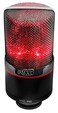 MXL 990 Condenser Microphone for Podcasting Singing Home Studio Recording Gaming Streaming Red LED lights XLR Large Diaphragm Blaze