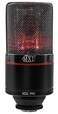 MXL 990 Condenser Microphone for Podcasting Singing Home Studio Recording Gaming Streaming Red LED lights XLR Large Diaphragm Blaze