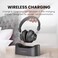 Avantree Audition 3 Bluetooth OverEar Headphones with Wireless Charging Dock 50H Battery aptXAdaptive Clear Voice Compatible with Bluetooth TVs