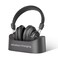 Avantree Audition 3 Bluetooth OverEar Headphones with Wireless Charging Dock 50H Battery aptXAdaptive Clear Voice Compatible with Bluetooth TVs