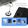 Wewow Unisex Beanie Hat with Light LED USB Rechargeable Headlamp Beanie Gifts for Dad Father Men Husband Warm Knitted Cap Black