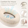 Bingozones SNA2 Headphones Wireless Bluetooth with MicLightweight On Ear Headphone Bluetooth 53 20H PlaytimePortable Wired and Wireless Headphones for School Travel Gym Beige