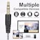 Gadpiparty Clip On Headphones Koss Clip On Headphones Wired Headset Compatible with Mp3 Player Computer TV DVD