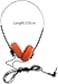 JJLFresheners Orange Retro On Ear Headphones Wired Stereo Headphones Lightweight Portable with Adjustable HeadbandOverEar OpenEar and Earbuds