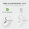 Avantree Resolve Lightning Wired OpenEar Earbuds wMic OverEar Hook for Women Kids Young Men wSmall Ears Ideal for Office Outdoor Home SmallMedium Size