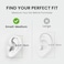 Avantree Resolve Lightning Wired OpenEar Earbuds wMic OverEar Hook for Women Kids Young Men wSmall Ears Ideal for Office Outdoor Home SmallMedium Size