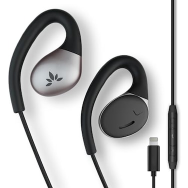Avantree Resolve Lightning Wired OpenEar Earbuds wMic OverEar Hook for Women Kids Young Men wSmall Ears Ideal for Office Outdoor Home SmallMedium Size