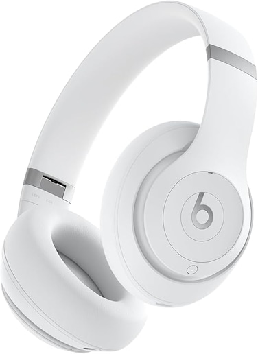 Beats Studio Pro Wireless Bluetooth Noise Cancelling Headphones Personalized Spatial Audio USBC Lossless Audio Apple Android Compatibility Matte White Renewed Premium