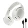 Skullcandy Crusher ANC 2 Wireless OverEar Bluetooth Headphones with Extra USBC Charging Cable MultiSensory Bass Active Noise Cancelling 60 Hours Battery Microphone iPhone Android Bone