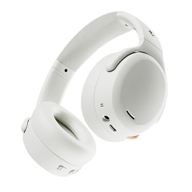 Skullcandy Crusher ANC 2 Wireless OverEar Bluetooth Headphones with MultiSensory Bass Active Noise Cancelling Up to 60 Hours Battery Microphone for iPhone Android Bone