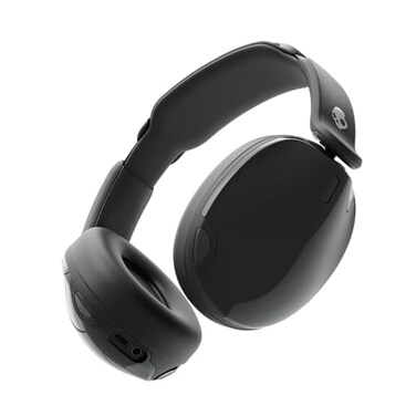 Skullcandy Hesh 540 ANC Wireless OverEar Bluetooth Headphones with THX Spatial Audio Active Noise Cancelling Personalized Sound Up to 65 Hours Battery Microphone for iPhone Android True Black