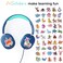A+ Scholars A Scholars 2 Pack Kids Headphones with Sharing Splitter Stereo Sound OverEar Wired Headphones for Kids Comfortable Fit FoldableTangleFree 35mm Jack Heaphones for School TabletLaptopCompute