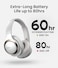 Cleer Audio Enduro ANC Noise Canceling Headphones Bluetooth Multipoint Connection OvertheEar Design with Mic Crystal Clear HandsFree Calling up to 60 Hours of Battery Life Light Grey