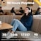 DOQAUS Bluetooth Headphones Over Ear Wireless 90H Playtime BT 54 9 EQ Modes via App Movie Sleep Mode HiFi Deep Bass Memory Foam for Travel Gym Phone PC Stocking Stuffers