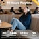 DOQAUS Bluetooth Headphones Over Ear Wireless 90H Playtime BT 54 9 EQ Modes via App Movie Sleep Mode HiFi Deep Bass Memory Foam for Travel Gym Phone PC Stocking Stuffers