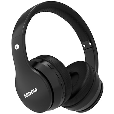MIDOLA Kids Headphones Bluetooth 54 Wireless 68H Play Time Volume Limit 8594dB OverEar Foldable HeadsetTypeC Fast Chargingwith Wired Aux Mic for Toddler Child Pad Tablet Black