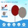 MMUSS Wired Ultra Thin 4mm Pillow Speakers StereoSleeping Music Headphones for Side Sleepers35mm Jack