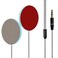 MMUSS Wired Ultra Thin 4mm Pillow Speakers StereoSleeping Music Headphones for Side Sleepers35mm Jack