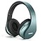 TUINYO Wireless Headphones Over Ear Bluetooth Headphones with Microphone Foldable Stereo Wireless Headset Silver Blue