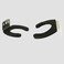 Teensery 2 Pcs Universal Microphone Wall Hanger Hook Holder Stand Bracket for Home Hotel Karaoke Use Black