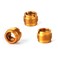 lasenersm 3 Pieces 58 Male to 38 Female Threaded Nut Screw Adapters Microphone Clip Holder Nut Adapters For Mic Micphone Stand