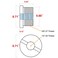 Anwenk Mic Stand Adapter 58 to 14 Adapter Male to Female Mic Screw Adapter Microphone Stand Adapter Camera Tripod Microphone Accessory for Tripod StandMic Microphone Stand Mount2Pack