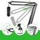 WIBOND For Blue Yeti Boom Arm Mic Stand with Reduce Wind Noises Mic Foam Cover Dual Layered Pop Filter and Cable Management Microphone Arm with 38 To 58 Adapter Compatible with Most Microphone