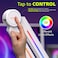 IXTECH RGB Mic Boom Arm High Profile Overhead Boom Arm Microphone Stand Desk Mount Adjustable Microphone Stand with Desk Mount Mic Arm for Live Streaming Gaming Podcasting Recording