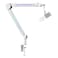 IXTECH RGB Mic Boom Arm High Profile Overhead Boom Arm Microphone Stand Desk Mount Adjustable Microphone Stand with Desk Mount Mic Arm for Live Streaming Gaming Podcasting Recording