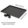 Zunate Microphone Stand ClampOn Utility Shelf Metal Sound Card Tray 551x787 Inch Adjustable Angle Laptop Notebook Rack Holder for Live Streaming Music Studio Stage