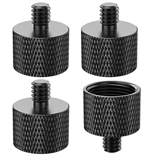rigych Rigych 58 Female To 14 Male Mic Stand Adapter 4 Pcs 3.5 MM