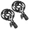 ThtRht 2 Pack Microphone Shock Mount Clip Universal Mic Shock Mounts Holder AntiVibration Spider Bracket for Handheld Microphone Dynamic Mic Stand Stereo Diaphragm Condenser Microphone Boom Arm