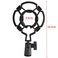 ThtRht 2 Pack Microphone Shock Mount Clip Universal Mic Shock Mounts Holder AntiVibration Spider Bracket for Handheld Microphone Dynamic Mic Stand Stereo Diaphragm Condenser Microphone Boom Arm